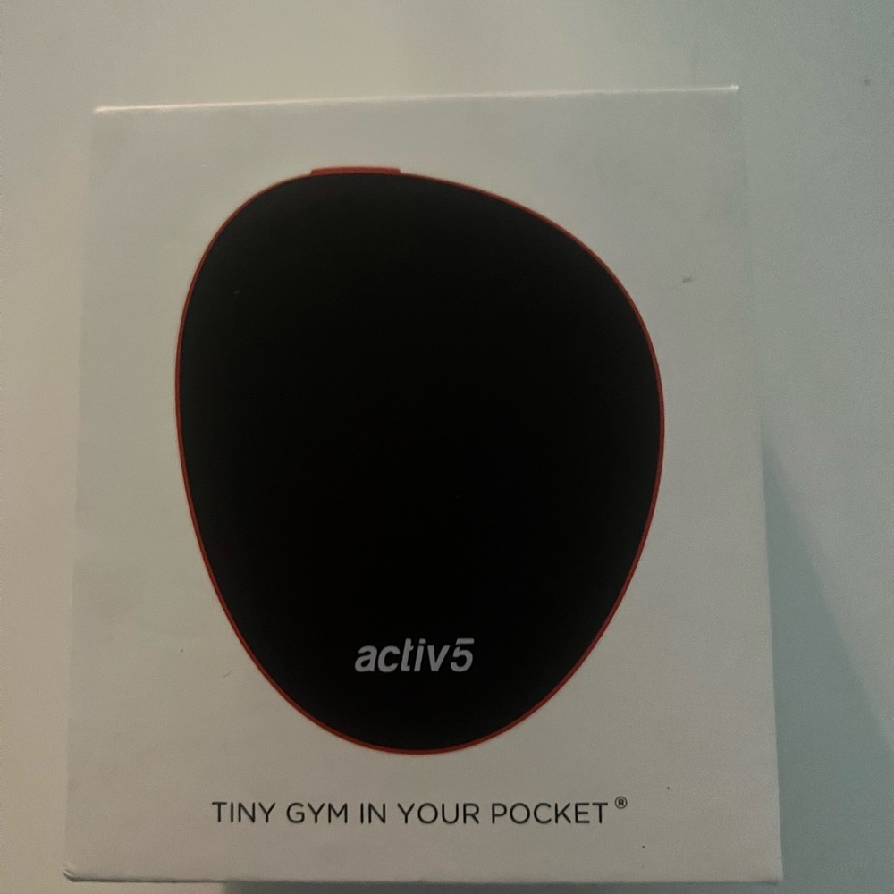 Activ5 Portable Fitness Device - Black and Red